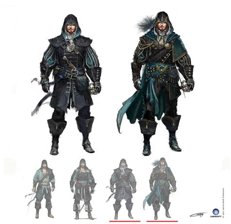 Arno Outfits Assassins Creed Unity Remko Troost Concept Art World