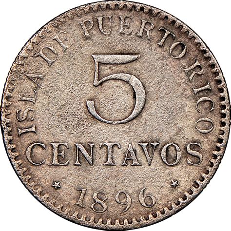 Puerto Rico 5 Centavos Km 20 Prices And Values Ngc