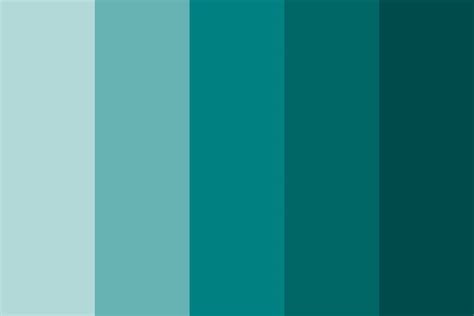 Shades Of Teal Color Palette Teal Color Palette Teal Color Schemes