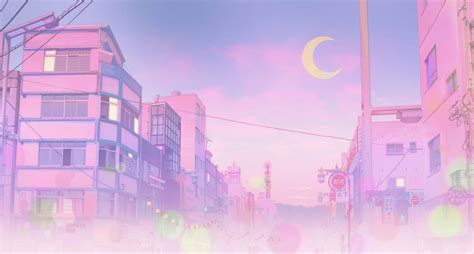 Pink Soft Aesthetic Retro Anime Aesthetic Wallpaper Desktop Fotodtp