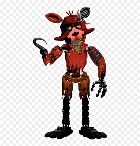 Withered Foxy1 Foxy Five Night At Freddys 2 Clipart 1143286