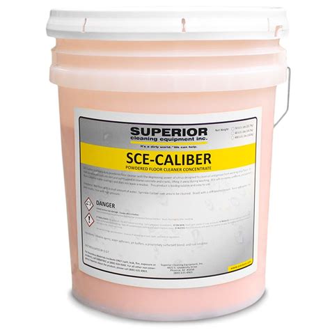 Sce Caliber Powdered Floor Cleaner For Automatic Scrubbers