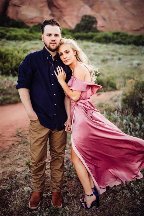 Red Rocks Amphitheater Couples Engagement Red Rock Amphitheatre