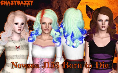 Newsea S J153 Born To Die Hairstyle Retextured By Chazy Bazzy Sims 3