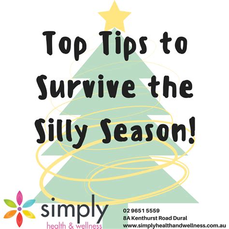Aug 03, 2021 · silly season: Tips to Survive The Silly Season | Simply health and wellness