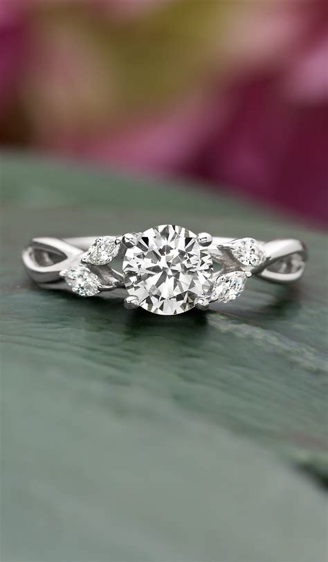 Beautiful Nature Inspired Engagement Ring I Like How This Has A Branch