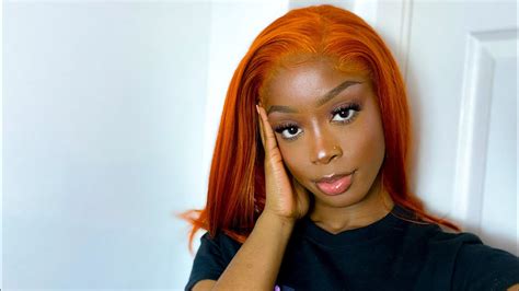 how to dye my hair orange ginger in 4 minutes tinashe hair watercolour method youtube