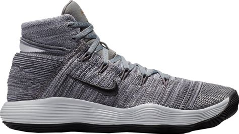 Lyst Nike React Hyperdunk 2017 Flyknit Basketball Shoes In Gray For Men