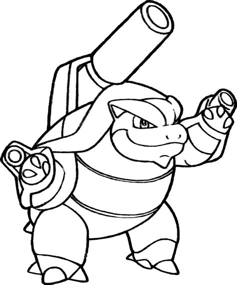 New Coloring Pages Pokemon Mega Blastoise Coloring Pages Pokemon