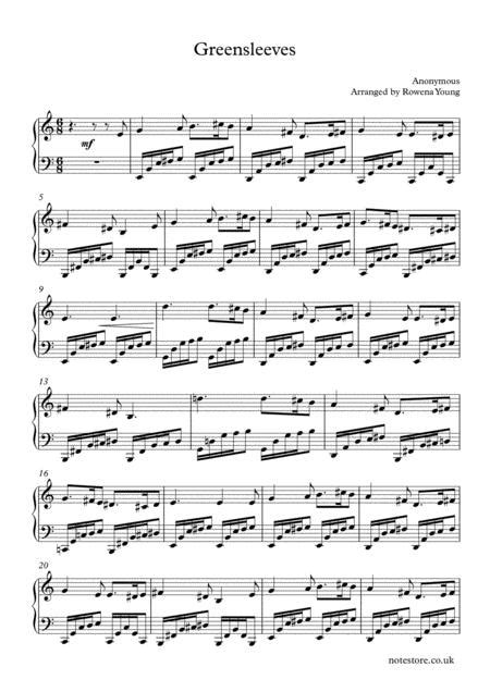 Browse our 126 arrangements of greensleeves. sheet music is available for piano, voice, guitar and 59 others with 31 scorings and 9 notations in 36 genres. Greensleeves Piano Solo By Anonymous - Digital Sheet Music ...
