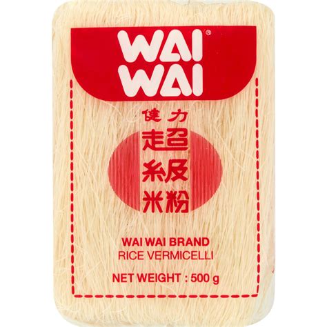 Wai Wai Rice Vermicelli Large 500g Woolworths