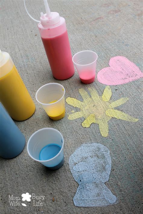 How To Make Liquid Sidewalk Chalk