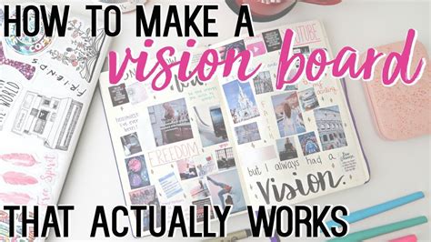 How To Make A Vision Board That Actually Works ⎮ Bullet Journal Vision