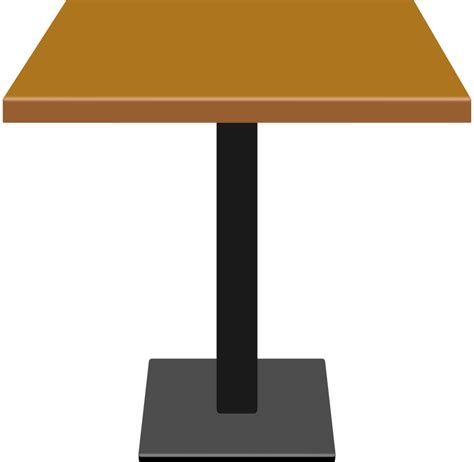 Dining tables often are extendable in that the main table can be separated on a sliding mechanism, and from one to four additional matching table leaves can be inserted into the in many cases, dining tables ship with the apron attached to the tabletop, but the legs need to be mounted to the table apron. Public Domain Clip Art Image | Wood Table | ID ...