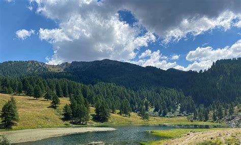 Lago Nero Cesana Torinese Lago Alpino In Alta Val Di Susa
