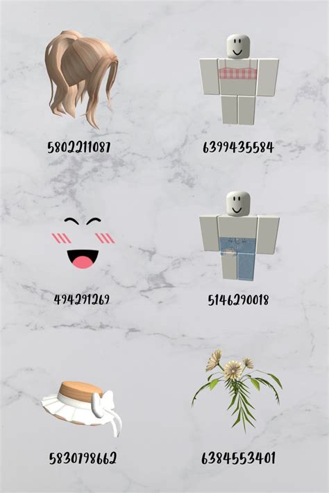 Aesthetic Bloxburg Outfit Codes
