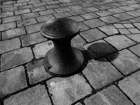 Free Images Black And White Sidewalk Floor Cobblestone Asphalt Walkway Column Shadow