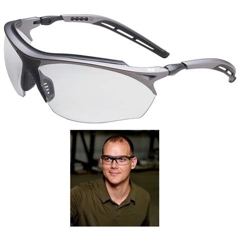 1 x 3m safety glasses metallic maxim protective eyewear gt clear anti fog lens