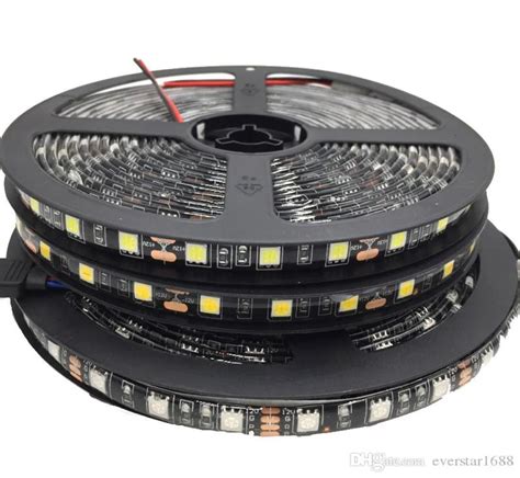 100m Led Strip Black Pcb 5050 Rgb Light Strips 12v