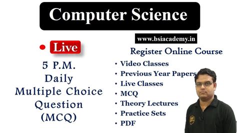 We strongly committed to provide all information regarding this recruitment from beginning to end. Computer Science Tutorial MCQ || NTA UGC NET JRF SET ...