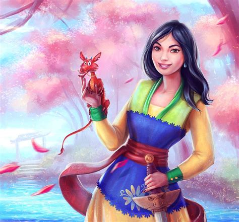 Mulan By Veravoyna On Deviantart Disney Princess Art Disney Disney