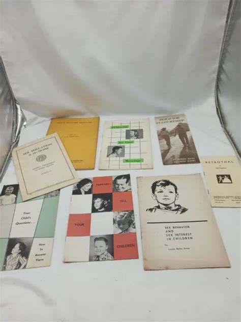 Sex Education Booklets 1940 S And 1950 S American Social Hygiene Association 19 99 Picclick