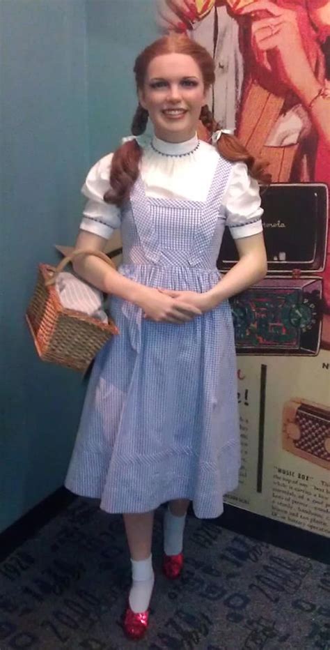 Wax Figure Of Judy Garland As Dorothy At Madame Tussauds Wax Museum In