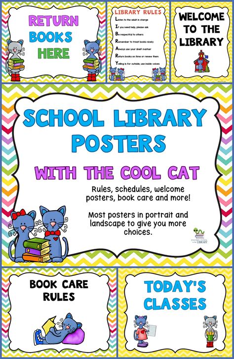 Decorate Your Library With This Set Of Cool Cat Posters There Are Over