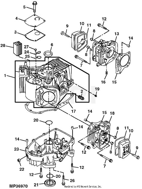 John Deere X320 48 Mower Deck Parts Diagram