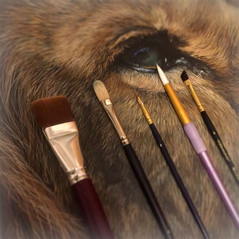 Top 5 Brushes To Use When Painting Fur In Acrylics And How To Use