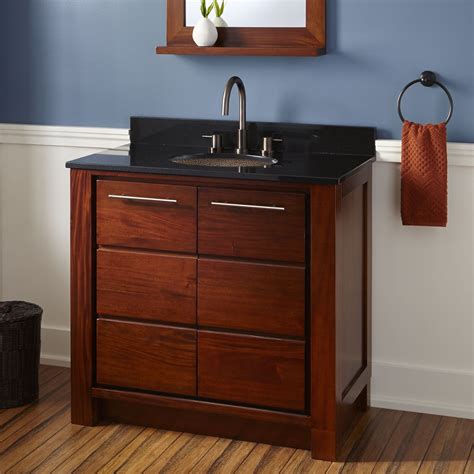 Shop bed bath & beyond for incredible savings on bathroom accessory sets you won't want to miss. 36" Venica Mahogany Vanity for Undermount Sink - Golden ...
