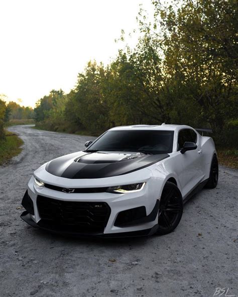 Chevrolet Camaro Zl1 1le Painted In Summit White Photo Taken By