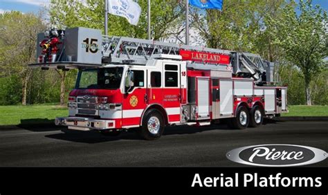 Pierce Aerial Fire Trucks From Ten 8 Fire And Safety