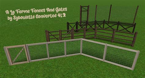 Tvickiesims A La Ferme Fences And Gates By Syboulette