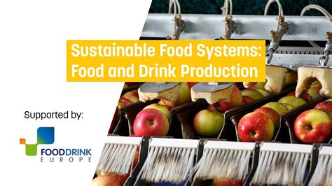 Sustainable Food Systems Food And Drink Production YouTube