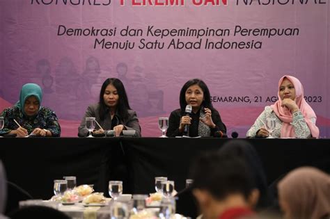 Kongres Perempuan Nasional Bertema Demokrasi And Kepemimpinan Perempuan