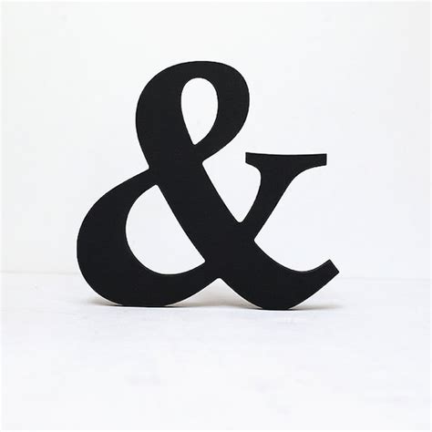 Ampersand For Wall Etsy
