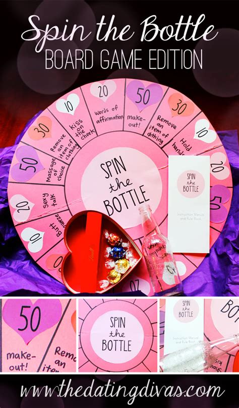Spin The Bottle Board Game Edition