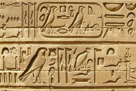 Hieroglif Mesir Sejarah Sistem Penulisan Dan Jenisnya