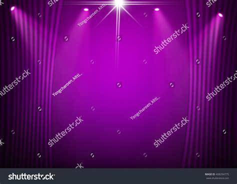 Purple Stage Background Stock Illustration 408294775 Shutterstock
