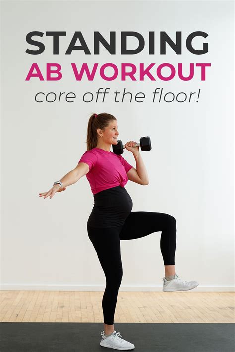 Minute Standing Ab Workout Video Nourish Move Love