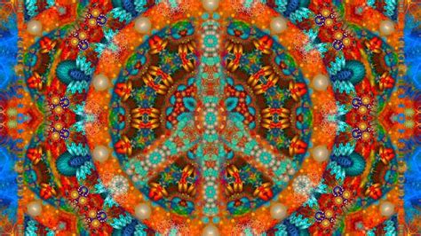 Blue Orange Hippie Designed Art Hd Hippie Wallpapers Hd Wallpapers