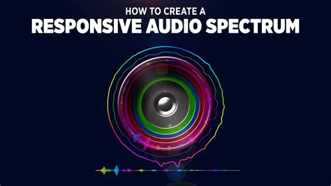 Amazing Audio Spectrum Effect In After Effects Adobe Tutorial Youtube