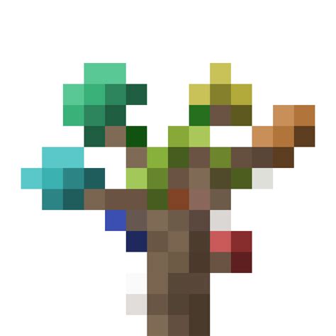 Rainbow Oak Trees Mod Para Minecraft 112211121102 Zonacraft