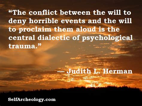 Trauma Denial Self Archeology Quotes