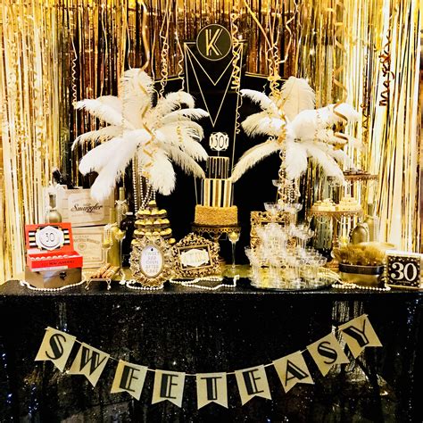 Great Gatsby Party Sweet Bar Createdbyxti Com Gatsby Birthday Party Gatsby Party