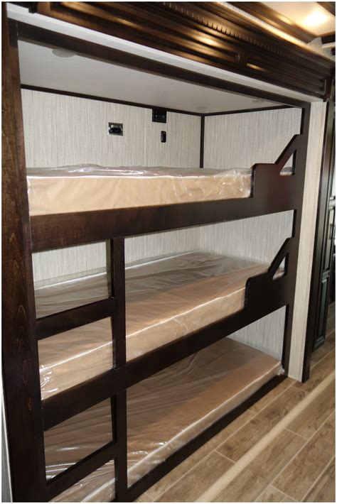 You can do a bunk bed with a desk, ikea bunk beds, a triple bunk bed, and even bunk beds with stairs. Bunk Beds - See Our Work - RV Wood Design