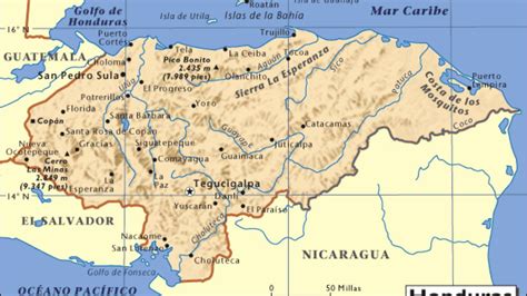Cuáles son los límites de Honduras Ubicación geográfica del país y sus beneficios