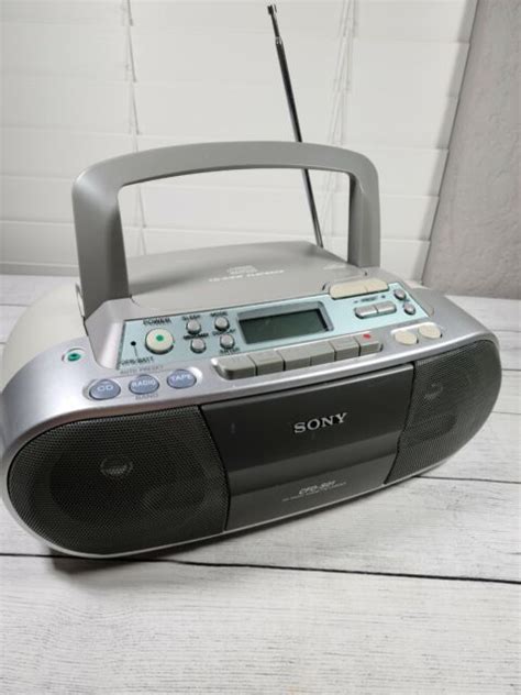 Sony CFD S01 CD Radio Cassette Boombox For Sale Online EBay