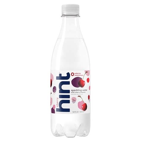 Buy Hint Sparkling Water Cherry Pack Of 12 169 Ounce Bottles